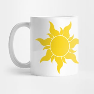 yellow sun Mug